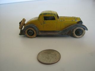 Vintage Tootsietoy Graham 5 - Wheel Coupe.  Good For Restore Or Display.