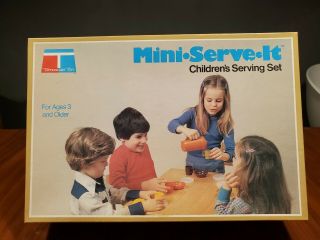 Vintage 1979 Tupperware Mini Serve It Children 