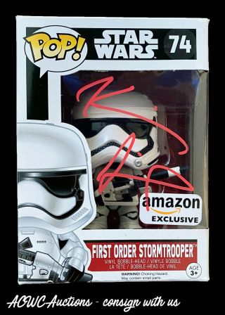 Funko Pop - Star Wars - First Order Stormtrooper - Signed By Kevin Smith - Psa