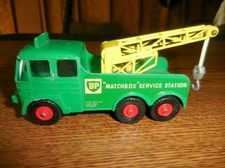 Vintage Lesney Matchbox King Size No.  12 Foden Breakdown Bp Tractor Tow Truck