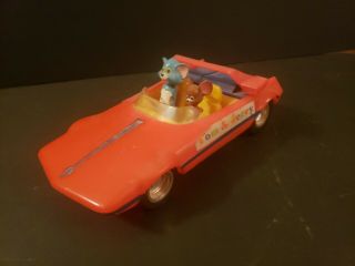 Rare Vintage Marx Tom And Jerry Autobianchi Bertone Runabout Plastic Friction