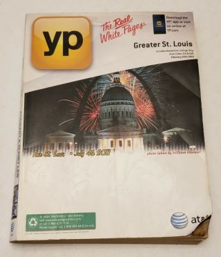 At&t The Real White Pages Yellow Pages Greater St.  Louis Missouri Telephone Book