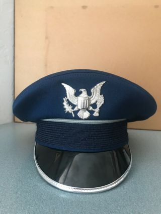 Bernard Cap.  Us Air Force.  Service.  Dress Uniform Hat.  Men’s.  Blue.  Size 7.