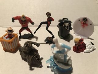 Disney Incredibles 2 Kinder Surprise 2018 Complete Set Of 8 - Same As Pictured