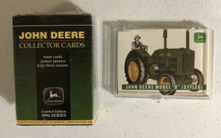 John Deere Collector Cards Limited Edition 1994 Series 100 Card Set,  9 Single
