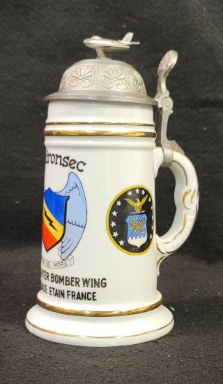 Hedrons 388th Fighter Bomber Wing Etain Air Base,  France Koehr German Beer Stein 2