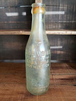 Vintage Birmingham Al Coca - Cola Soda Water Bottle - Alabama Ala