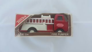 Vintage Tonka 6” 595 Fire Pumper Truck W/ Box Vintage