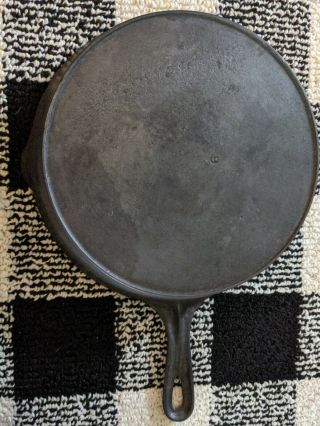 Vollrath Ware Cast Iron Skillet 9 With Heat Ring Sits Flat Unmarked 11”