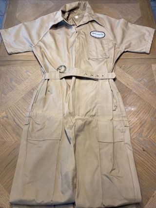 Us Navy Jumpsuit Coverall With Patch Size 46 Vintage