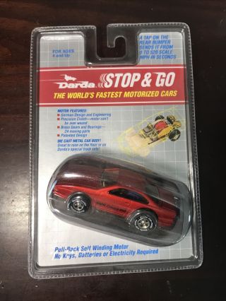 Vintage Darda Stop & Go Red Bmw Coupe 1991