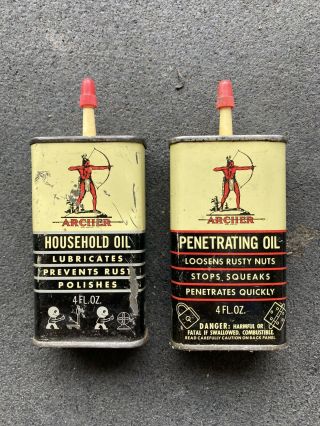 Vintage Archer Handy Oiler Oil Can