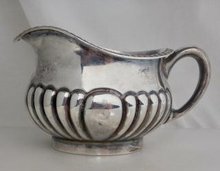 Usn Us Navy Reed & Barton Silver Plate Soldered Creamer Pitcher - 83682