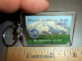 Alaska Keychain Denali National Park 30 Club Only 30 Percent Ever See Mckinley