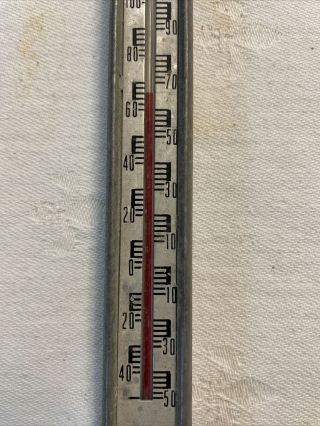 Vintage G.  E.  Hulting and Son Hybrid Seed Corn Advertising Thermometer 1948 2
