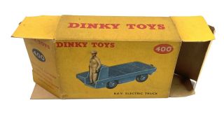Dinky Toys 400 B.  E.  V Electric Truck Box Only