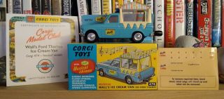 Corgi Model Club,  No.  474,  Ford Thames Walls Ice Cream Van