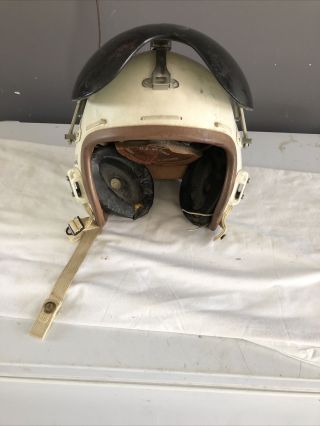 Vintage U S Air Force Flight Pilot Helmet Flying Type P 4b