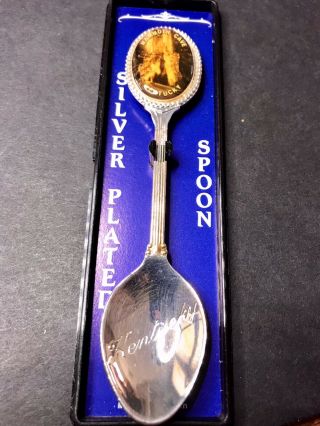 Silver Plated Spoon Kentucky Mammoth Cave Souvenir