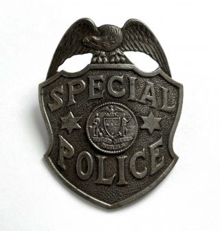 Vintage Obsolete Special Police Patrol Badge Pin;m567