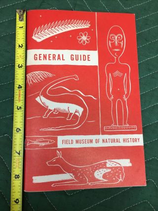 Vintage Travel Brochure General Guide Field Museum Of Natural History 1967