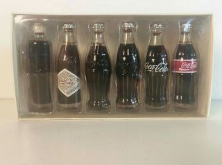 Evolution Of The Coca Cola Bottles 1998 Mini Pack Of 6