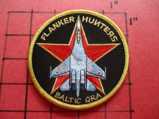 Air Force Squadron Patch Netherlands Klu 322 Sq Flanker Hunter Baltic
