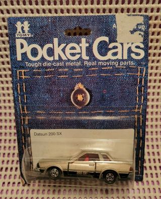 Tomy - Pocket Cars - Nissan Silvia/datsun 200sx - 5 - On Card