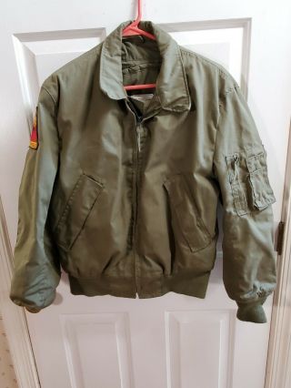 Vintage U.  S.  Army 2nd Armored Division " Hell On Wheels " Tank Jacket