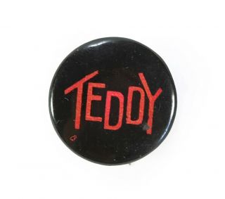 1912 Theodore Teddy Roosevelt President Political Campaign Pinback Button Rare