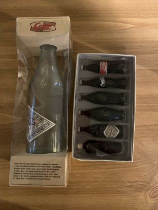 Evolution Of Coca Cola Contour Bottle And 1900 Coca Cola Bottle