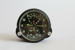 Russian Military Aircraft Cockpit Clock Achs - 1 (b) - Desk,  Classic Rally Cockpit