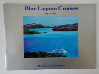 2 Vintage Fiji Blue Lagoon Cruises Travel Tourist Booklets From 1970s