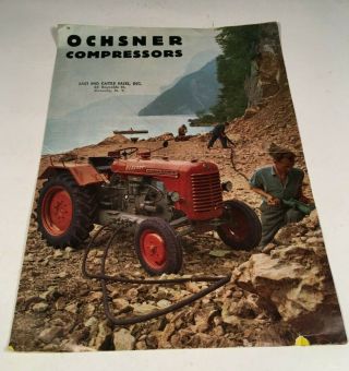 Vtg.  Ochsner Compressors Full Line Tractors Equipment Sales Brochure