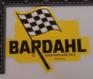 Bardahl Additives Oils Racing Sponsor Souvenir Car Bumper Sticker Decal