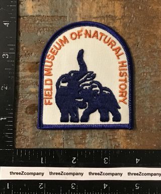 Vintage Field Museum Of Natural History Illinois Travel Souvenir Sew - On Patch Il