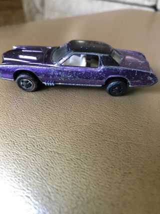 Hot Wheels Redline Custom Eldorado Purple W/ White Interior Usa