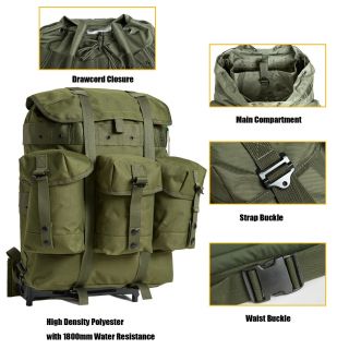 MT Military Medium Alice Pack Army Survival Combat Backpack ALICE Rucksack OD 3