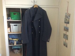 Raf Greatcoat Great Coat Royal Air Force Guard Sentry Cloak Doctor Who Jack