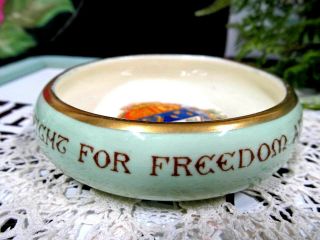 Paragon Patriotic Series Fight For Freedom And Democracy Pin Dish England