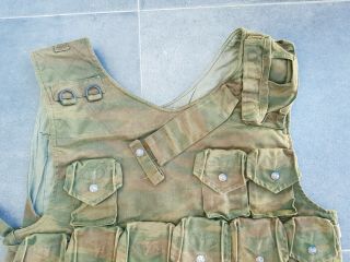 RARE Bosnian Serb Army Green tiger stripe camouflage assault vest Serbia Bosnia 3