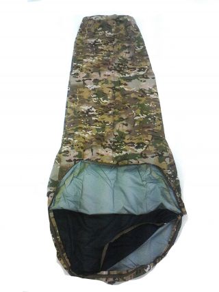 Multicam Bivy Bag Xlarge Bivi Waterproof Breathable Mozi Net 275x110x90cm Army