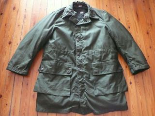 Swedish Army Jacket Parka W Liner Cold Weather Od Forest Green 48 Medium M