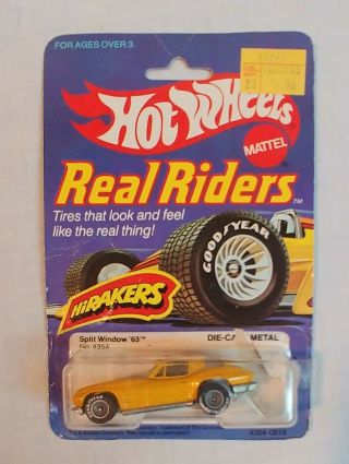 Hot Wheels Real Riders Split Window 63 Corvette 1982