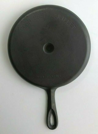 Vintage BSR 8 Wedge Pat.  Pending Cast Iron Corn Bread Skillet Made in the USA 3