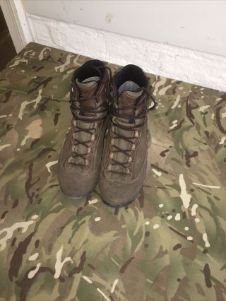 Brown High Liability Goretex Aku Boots British Army Issue Grade Size 8 Medium