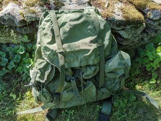 Us Military Alice Combat Field Pack - Large - Complete W/ Frame,  Straps & Belt
