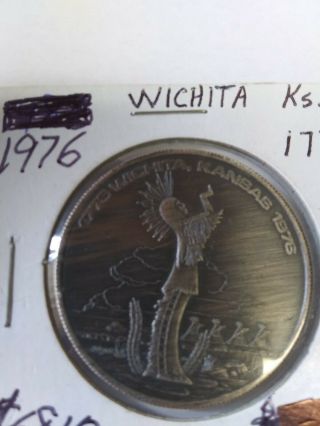 Wichita Kansas Ks Bicentennial Coin Token