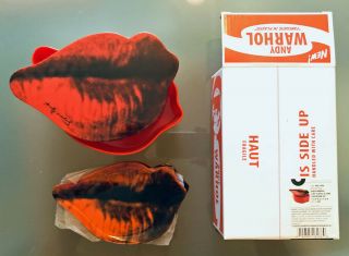 Andy Warhol Marilyn Monroe Melamine Lip Plates Set By Precidioobjects