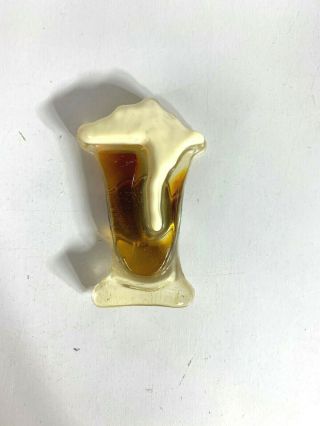 Vintage Retro Crystal Craft - Magnet - 1970s - Beer Glass - Rare